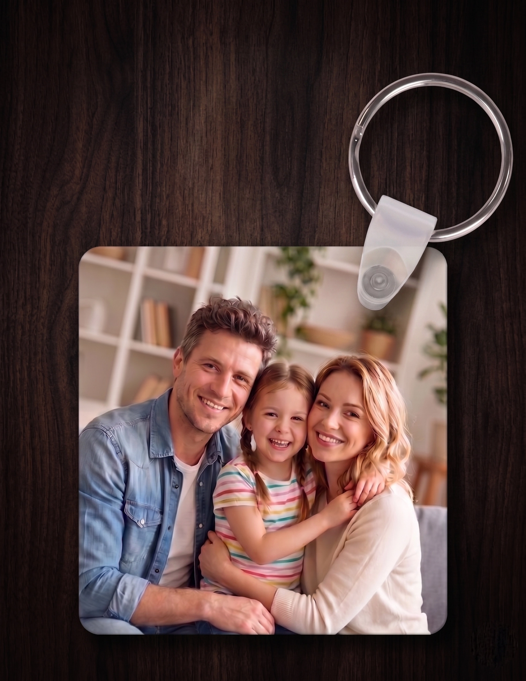 personalizar llavero cuadrado regalo mamá