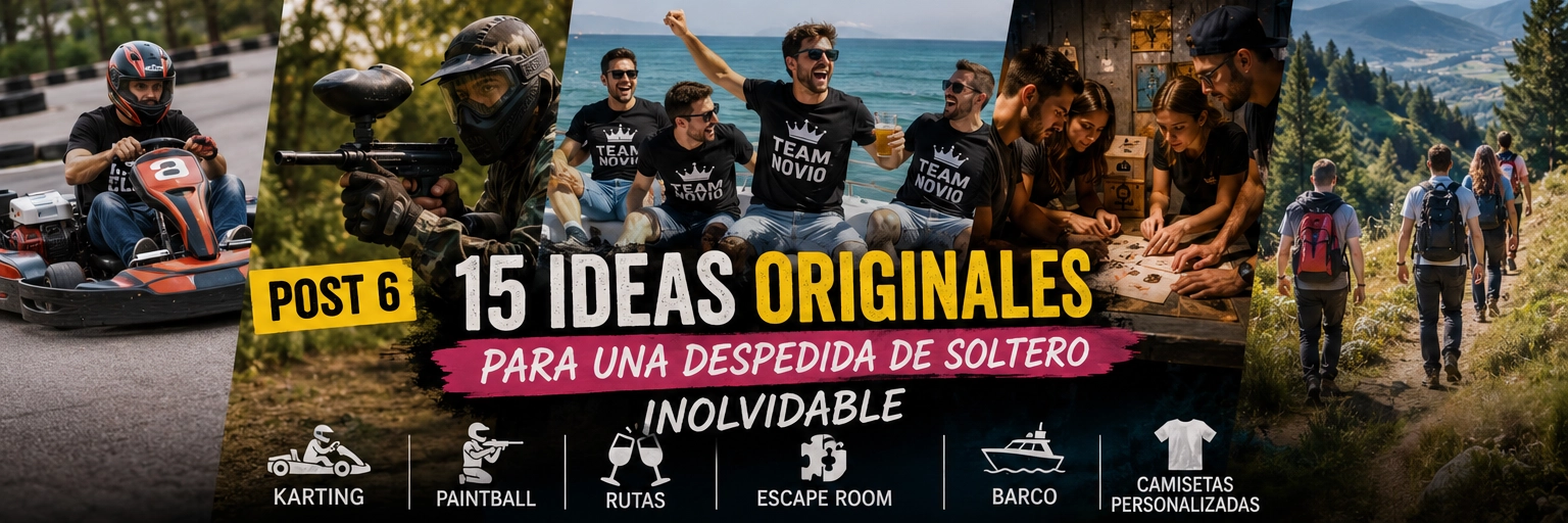 15 ideas originales para una despedida de soltero inolvidable