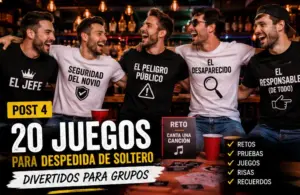 20 juegos para despedida de soltero divertidos para grupos