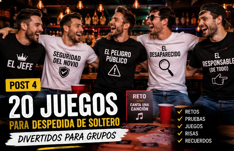 20 juegos para despedida de soltero divertidos para grupos