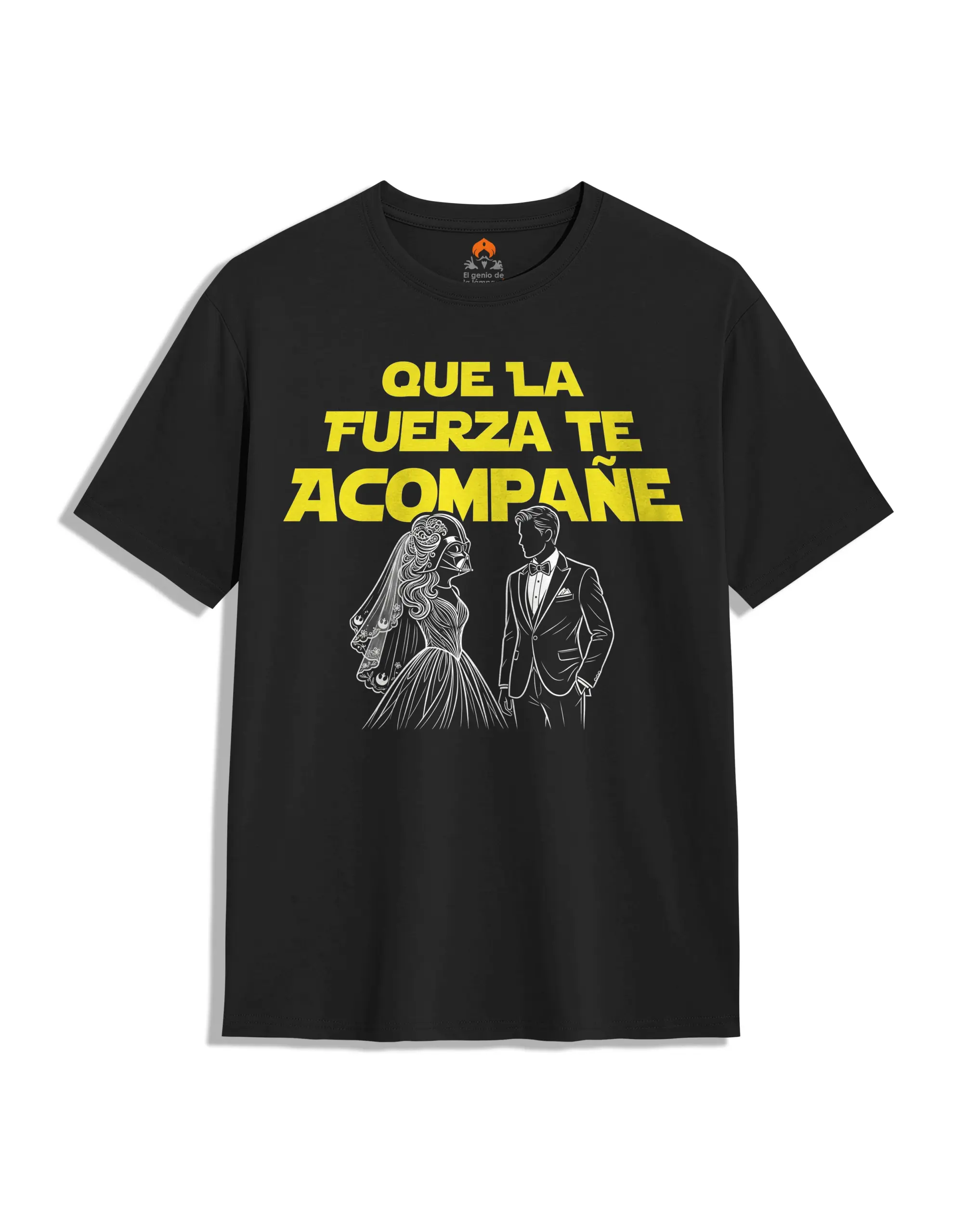 Camiseta despedida de soltero que la fuerza te acompañe