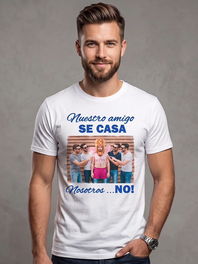 camisetas despedida con foto