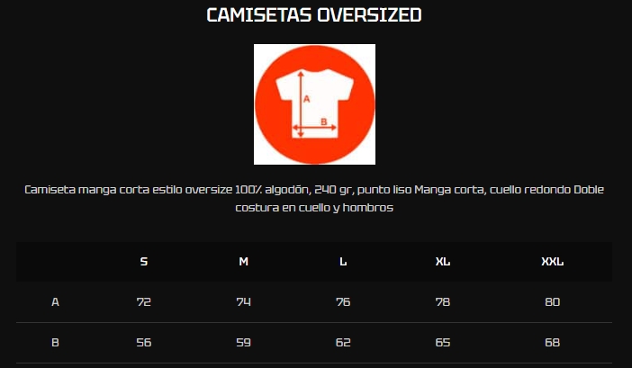 camisetas oversize