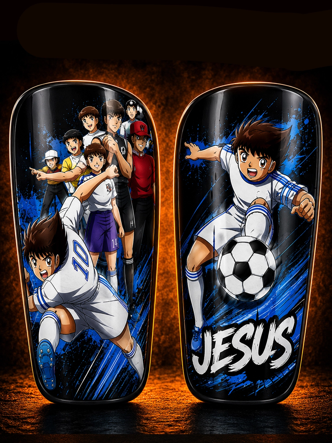 Espinilleras Campeones con nombre personalizado