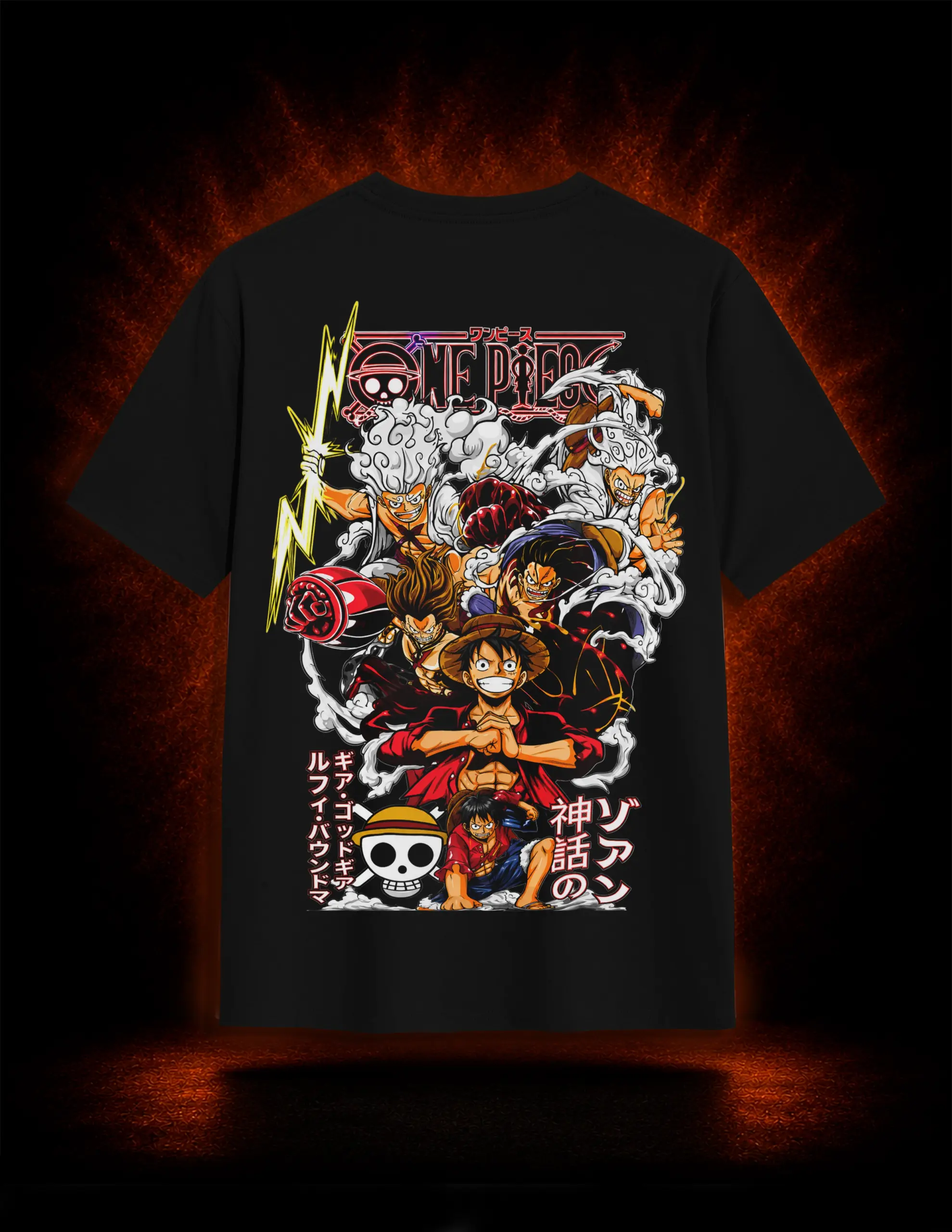 camiseta one piece el gran luffy