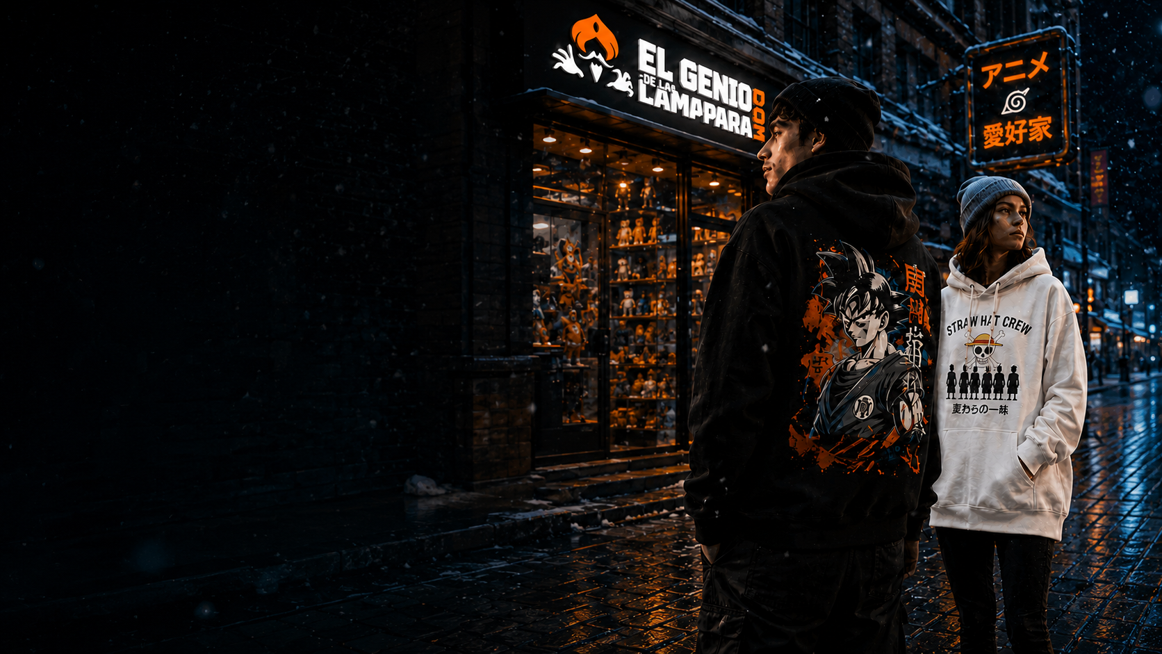 Moda friki de invierno de El Genio de la Lámpara