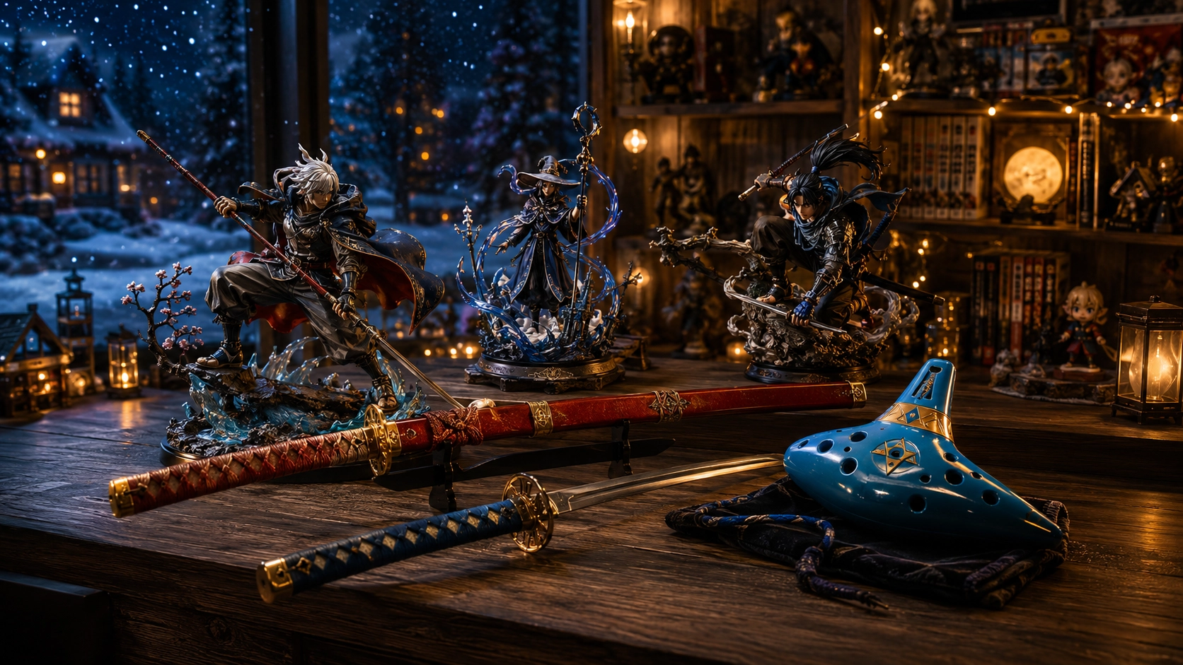 Figuras, katanas y coleccionismo friki