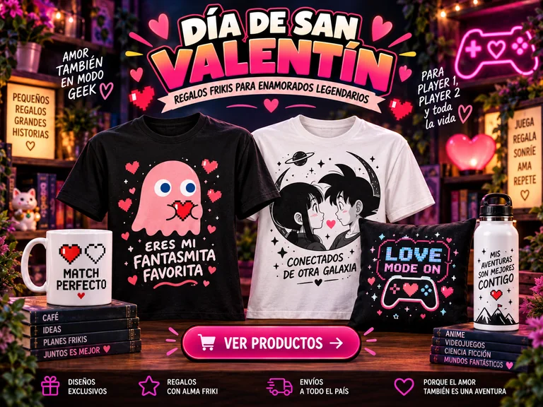 Camisetas y regalos frikis para San Valentín